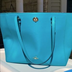 Coach bag- turquoise